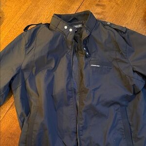 Black Members Only Jacket size large